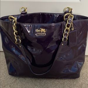 Coach patent leather purse